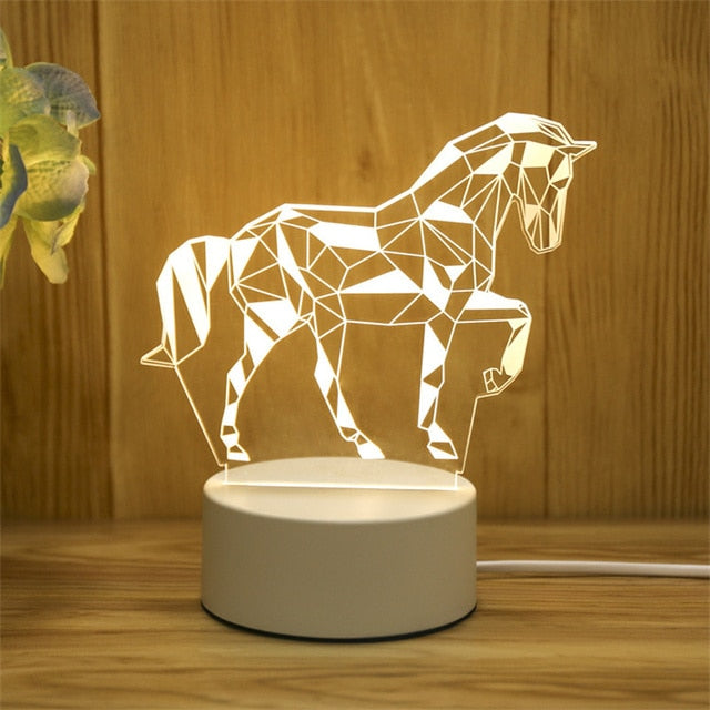 Kids 3D LED Creative Night Lamp