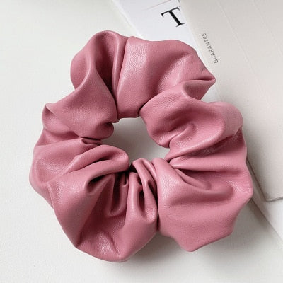 PU leather Hair Tie Ring
