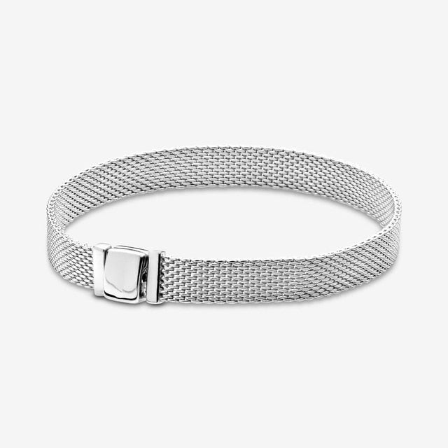 925 Sterling Silver Charm Bead Bracelet