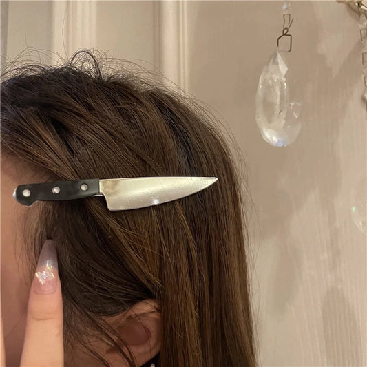 Knife Hair Clips