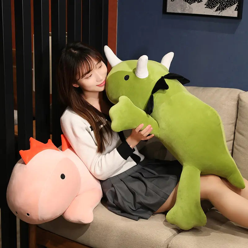 Dino Sleeping Pillow Plush Toy