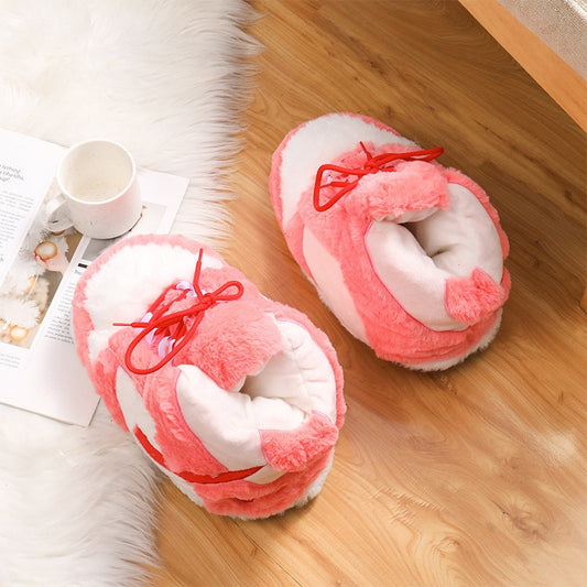 Winter Spoof Warm Home Cotton Slippers