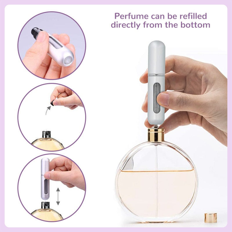 Refillable Aluminum Perfume Bottle