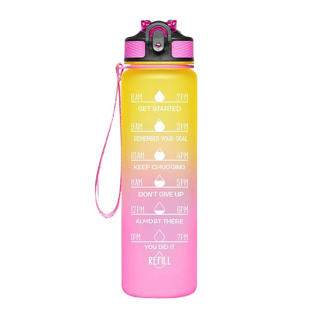 Water Bottle With Time Marker