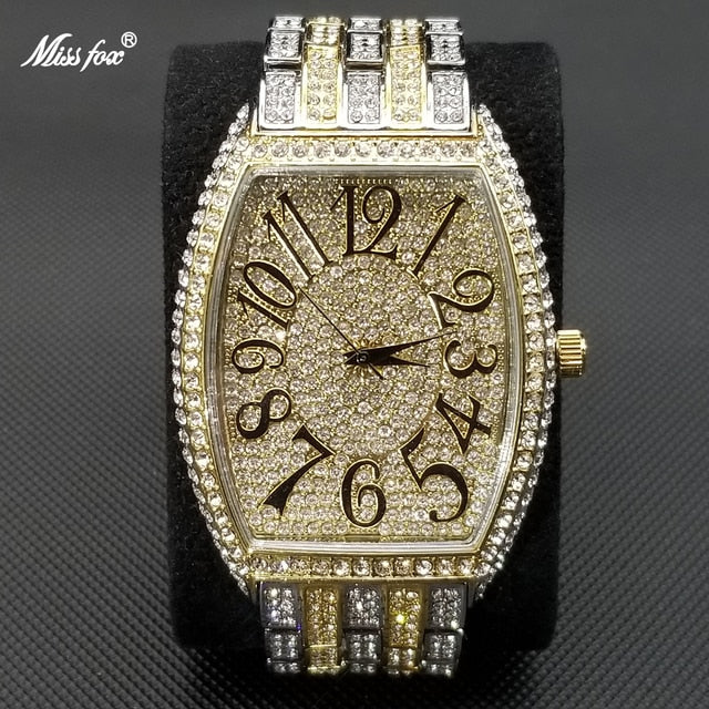 Popular Tonneau Diamond Watch