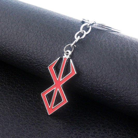 Red Logo Charms Keychain