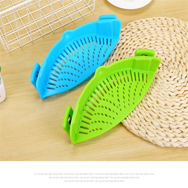 4 Colors Silicone Clip-On Pot Pan